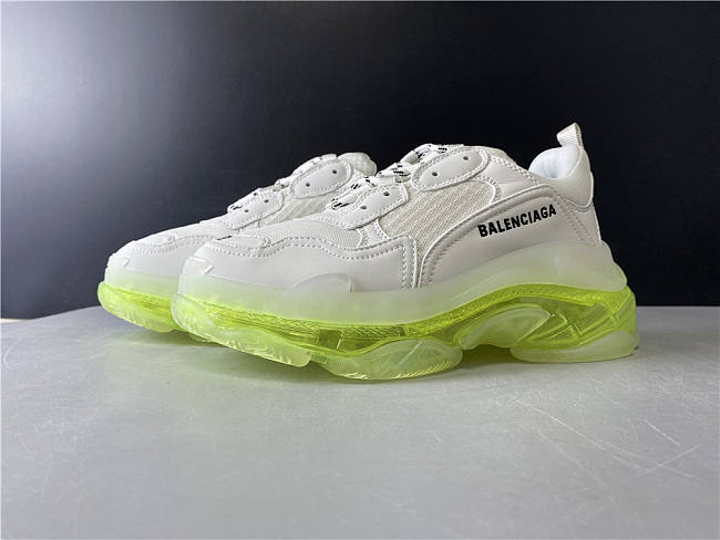 BALENCIAGA TRIPLE S FLUORESCENT WHITE - 1