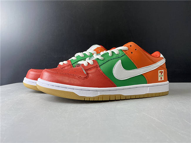 7-ELEVEN x NIKE SB DUNK LOW ORANGE GREEN RED - 1