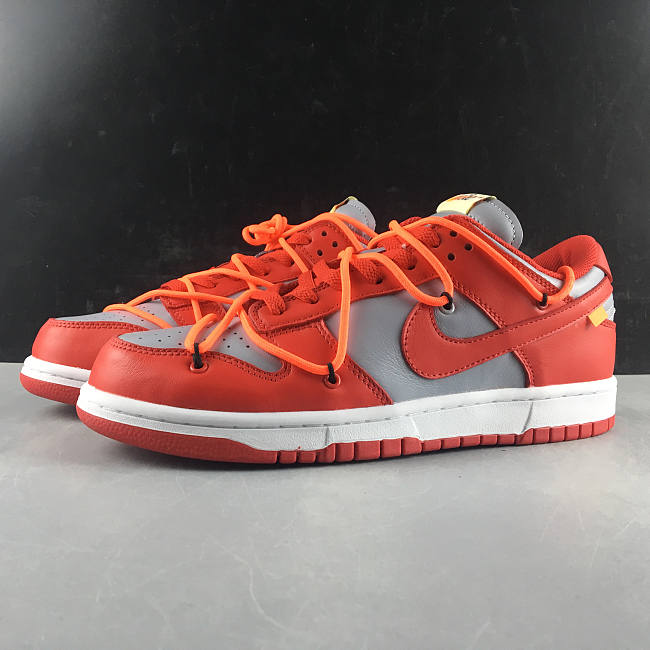 NIKE DUNK LOW x OFF-WHITE UNIVESITY RED - 1