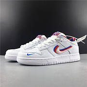 THE PARRA x NIKE SB DUNK LOW WHITE- MULTI COLOR  - 1