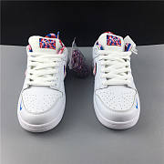 THE PARRA x NIKE SB DUNK LOW WHITE- MULTI COLOR  - 2