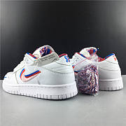 THE PARRA x NIKE SB DUNK LOW WHITE- MULTI COLOR  - 5