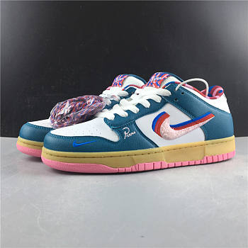 PARRA x NIKE SB DUNK LOW PRO MIDNIGHT TURQUOISE 