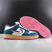 PARRA x NIKE SB DUNK LOW PRO MIDNIGHT TURQUOISE  - 3