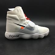 NIKE REACT HYPERDUNK x OFF-WHITE FLYKNIT WHITE - 1