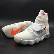 NIKE REACT HYPERDUNK x OFF-WHITE FLYKNIT WHITE - 2