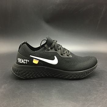 NIKE EPIC REACT FLYKNIT  BLACK 