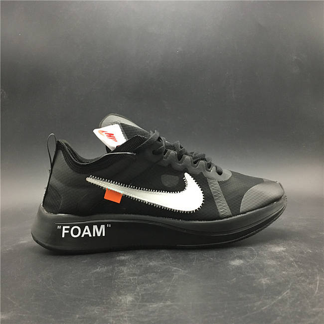 NIKE ZOOM FLY SP x OFF-WHITE BLACK - 1