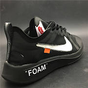 NIKE ZOOM FLY SP x OFF-WHITE BLACK - 5