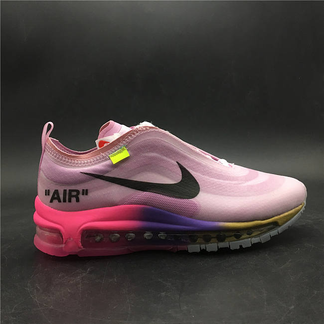  NIKE AIR MAX 97 x OFF-WHITE PINK  - 1