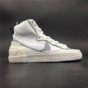 Nike Blazer Mid x Pioneer Neymar Sacai White Grey - 1