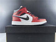 Air Jordan 1 Mid Chicago Toe 554724-069 - 5