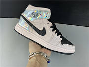 Air Jordan 1 Mid Dirty Powder Iridescent BQ6472-602 - 2