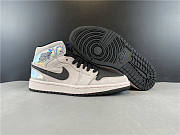 Air Jordan 1 Mid Dirty Powder Iridescent BQ6472-602 - 5