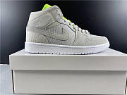 AIR JORDAN 1 MID VAST GREY GHOST GREEN CV3018-001 - 2