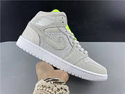 AIR JORDAN 1 MID VAST GREY GHOST GREEN CV3018-001 - 4