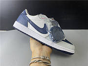 Air Jordan 1 Low Grey Navy Blue CW8576-200 - 5