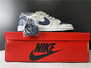 Air Jordan 1 Low Grey Navy Blue CW8576-200 - 4