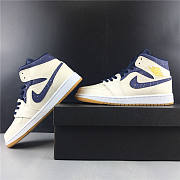  Air Jordan 1 Retro Mid Jeter AH6342-104 - 6