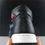 Air Jordan 1 Retro High Black Satin Gym Red - 3