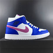  Air Jordan 1 Mid Hyper Royal Hyper Violet 554724-451 - 4