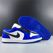 Air Jordan 1 Low Hyper Royal Orange Peel 553558-401 - 6