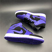 Air Jordan 1 Mid Black Dark Concord 554724-051 - 6