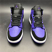 Air Jordan 1 Mid Black Dark Concord 554724-051 - 3