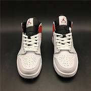 Nike Air Jordan 1 Mid 'White Chicago Remix' 554724-116 - 3