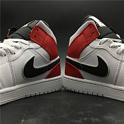 Nike Air Jordan 1 Mid 'White Chicago Remix' 554724-116 - 6