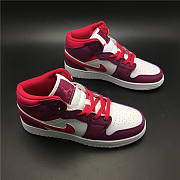 Air Jordan 1 Mid GS True Berry Rush Pink 555112-661 - 3