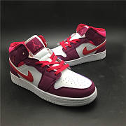 Air Jordan 1 Mid GS True Berry Rush Pink 555112-661 - 6