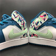 Air Jordan 1 Mid Paint Stroke (GS) 555112-300 - 4