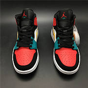 Air Jordan 1 Mid Bred Multi-Color  554724-125 - 5