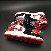 Air Jordan 1 Mid White Plaid 554725-607 - 4