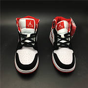 Air Jordan 1 Mid White Plaid 554725-607 - 6