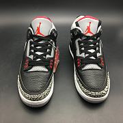 Air Jordan 3 “JTH” Black Cement  - 5