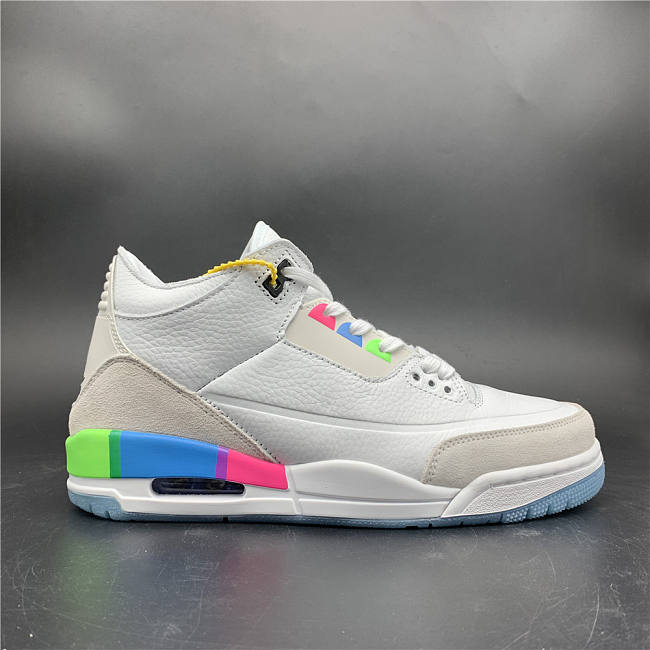 AIR JORDAN 3 “QUAI 54”  WHITE - 1