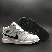 Air Jordan 1 Mid White Green Mint  554725-122 - 4