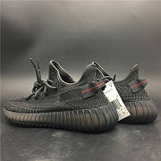 Adidas Yeezy 350 V2 Static Black (Reflective) FU9007 - 4