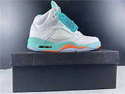 Air Jordan 5 Retro Light Aqua 440892-100  - 4