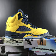 Air Jordan 5 Retro Michigan (2019) CQ9541-704 - 5