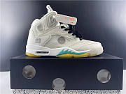 Off-White x Air Jordan 5 Grey Green CT8480-105 - 2