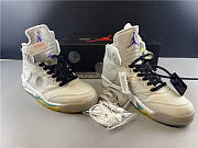 Off-White x Air Jordan 5 Grey Green CT8480-105 - 5