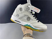 Off-White x Air Jordan 5 Grey Green CT8480-105 - 6