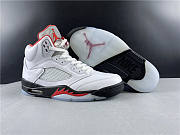 Air Jordan 5 Retro Fire Red Silver Tongue (2020)  - 2