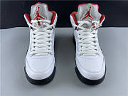 Air Jordan 5 Retro Fire Red Silver Tongue (2020)  - 5