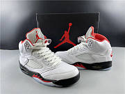 Air Jordan 5 Retro Fire Red Silver Tongue (2020)  - 6