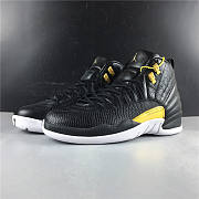 Jordan 12 Retro Black Metallic Gold White  - 1