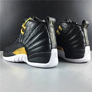 Jordan 12 Retro Black Metallic Gold White  - 3